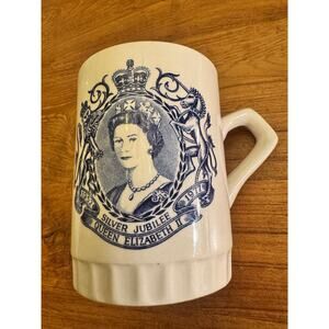 Queen Elizabeth II Silver Jubilee Coffee Tea Cup